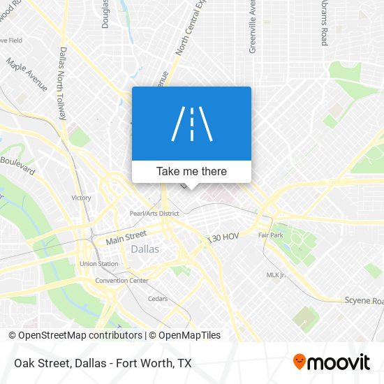 Mapa de Oak Street