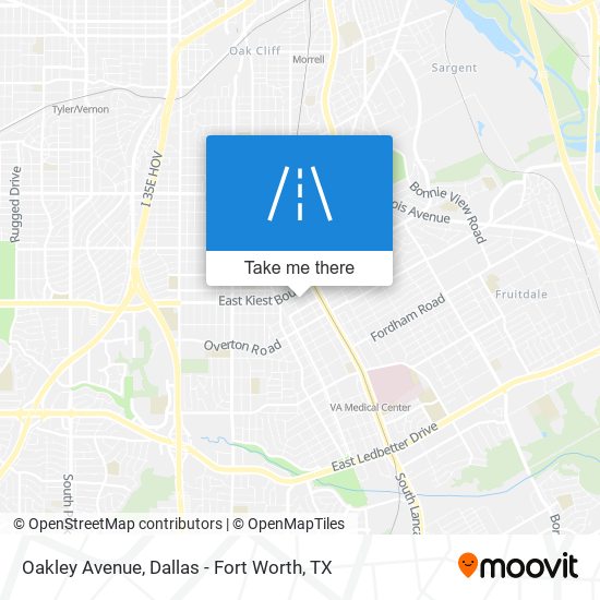 Oakley Avenue map