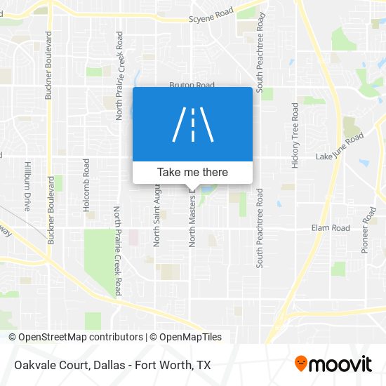 Oakvale Court map