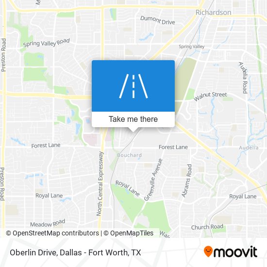 Mapa de Oberlin Drive