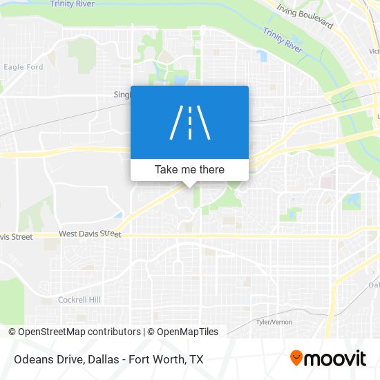 Odeans Drive map