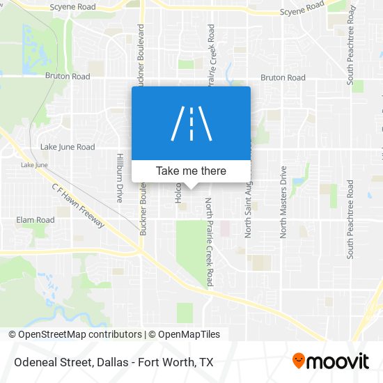 Odeneal Street map