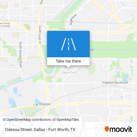 Odessa Street map