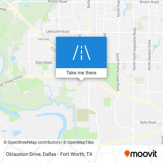 Mapa de Oklaunion Drive
