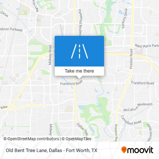 Old Bent Tree Lane map
