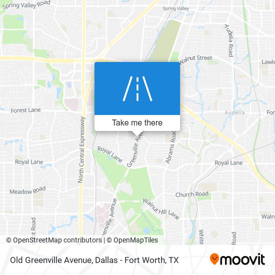 Old Greenville Avenue map