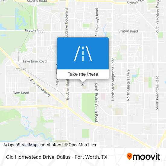 Old Homestead Drive map