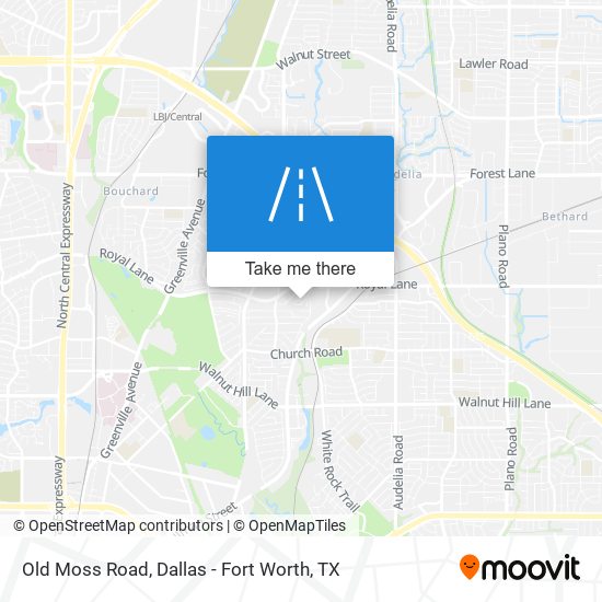 Old Moss Road map
