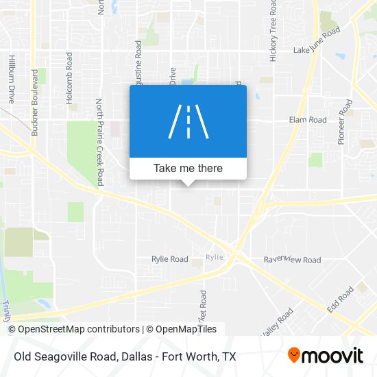 Old Seagoville Road map
