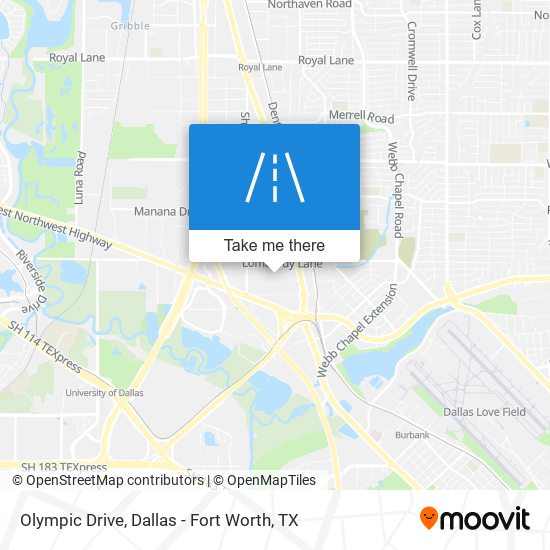 Olympic Drive map