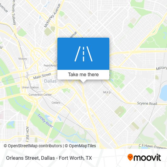Orleans Street map