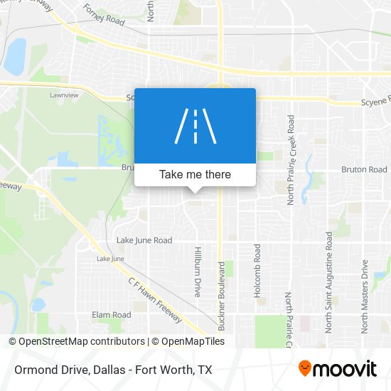 Mapa de Ormond Drive