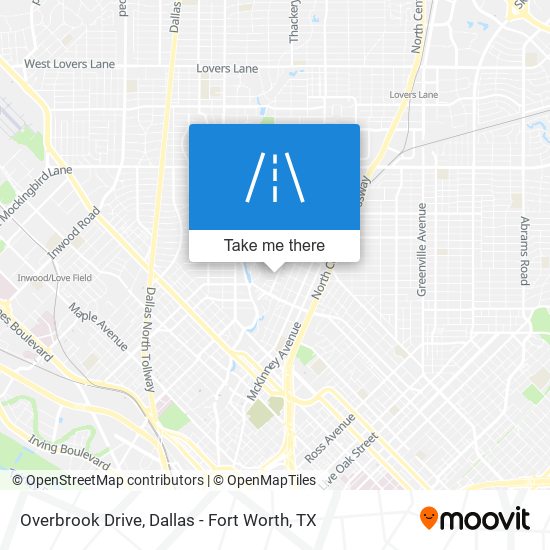 Mapa de Overbrook Drive