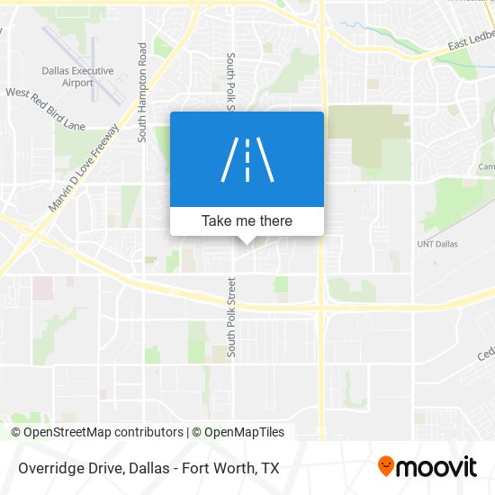 Mapa de Overridge Drive