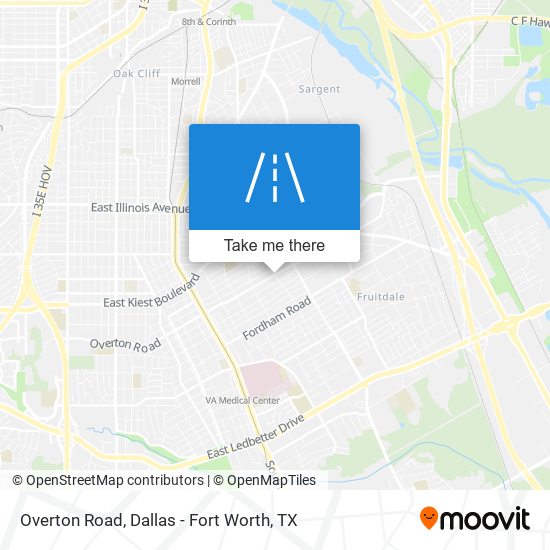Overton Road map