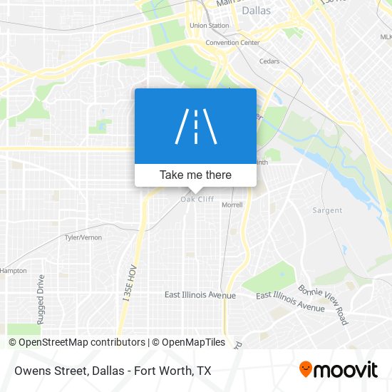 Owens Street map
