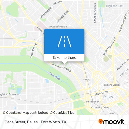 Pace Street map