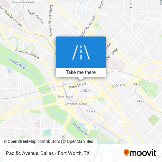 Mapa de Pacific Avenue