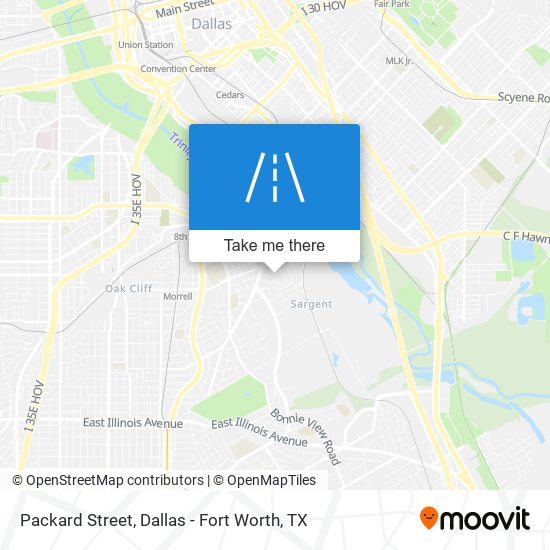 Packard Street map