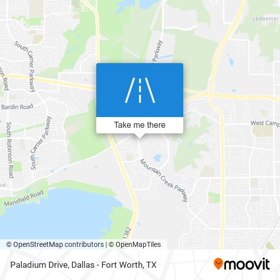 Paladium Drive map