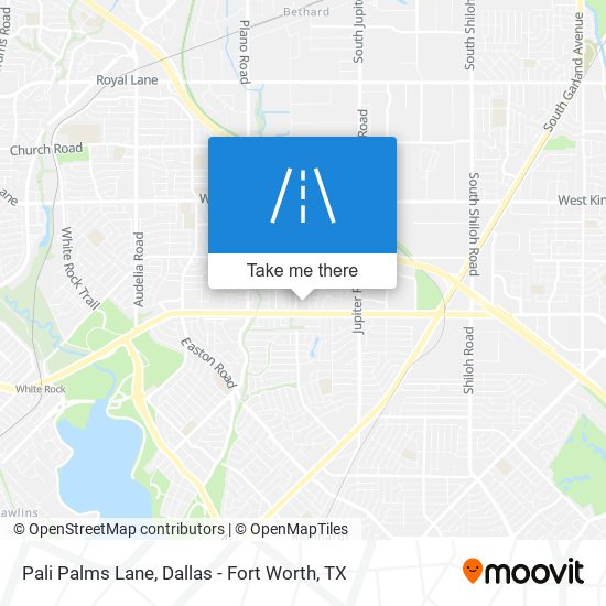 Mapa de Pali Palms Lane