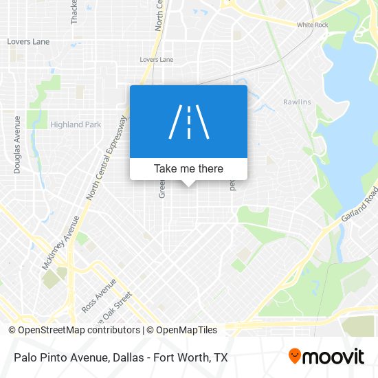 Palo Pinto Avenue map