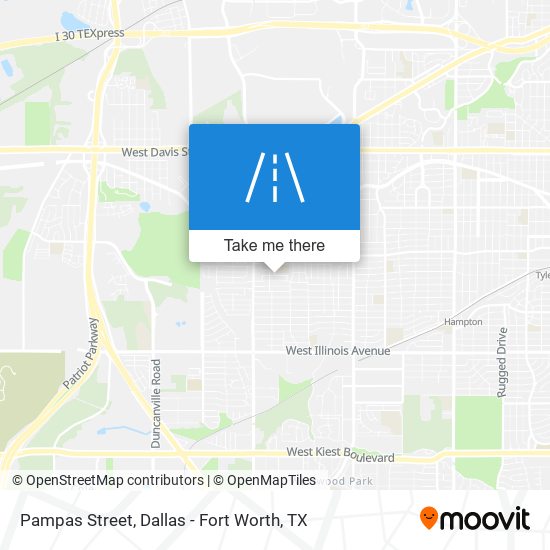 Pampas Street map