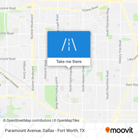 Paramount Avenue map