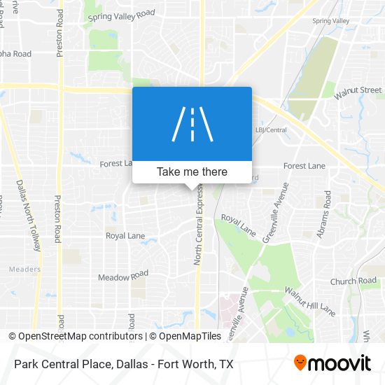 Park Central Place map