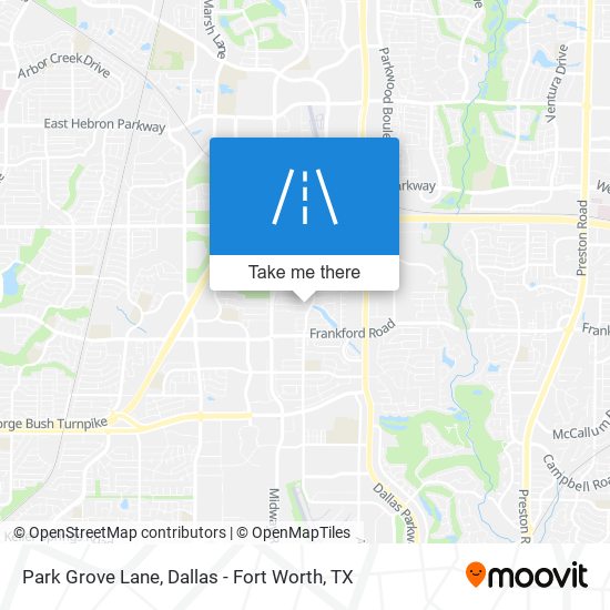 Park Grove Lane map