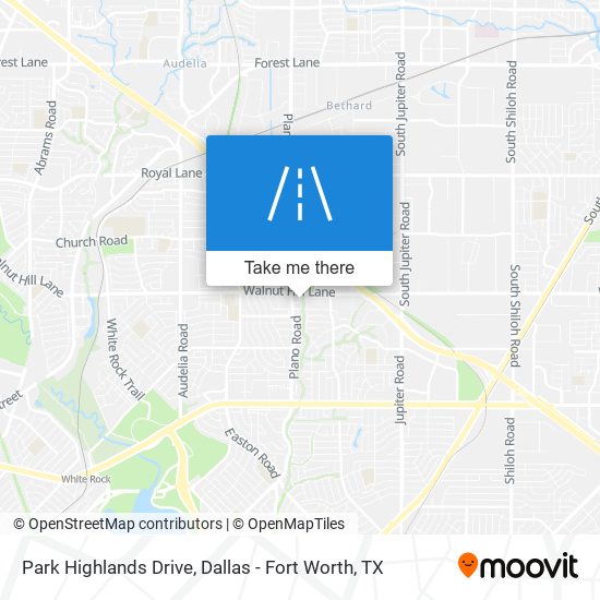 Mapa de Park Highlands Drive
