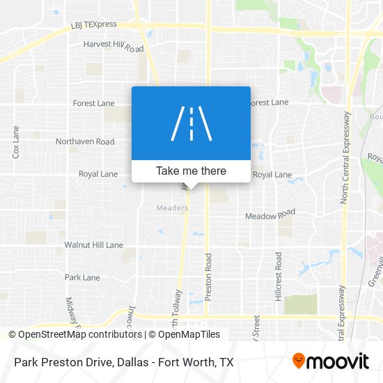 Mapa de Park Preston Drive