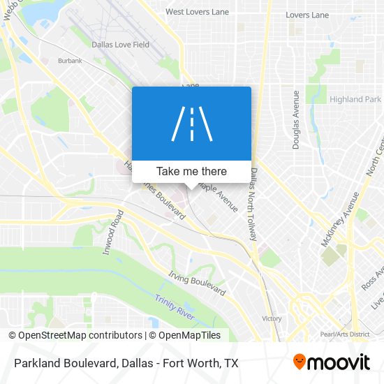 Parkland Boulevard map