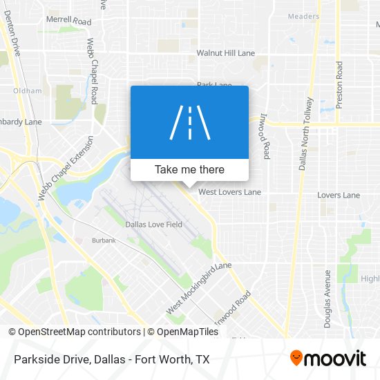 Parkside Drive map