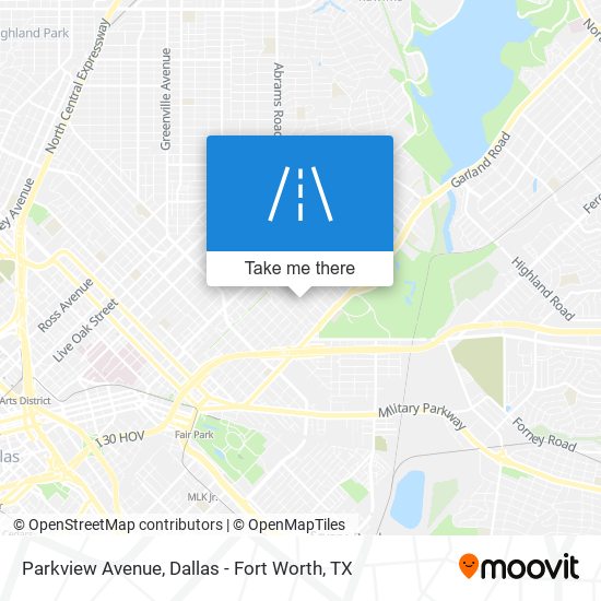 Parkview Avenue map