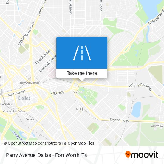 Mapa de Parry Avenue
