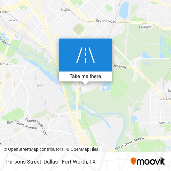 Parsons Street map