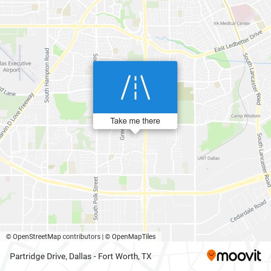 Partridge Drive map