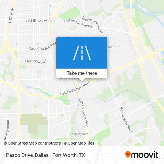 Pasco Drive map