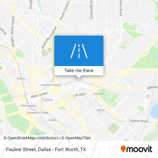 Mapa de Pauline Street