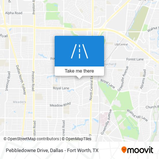 Mapa de Pebbledowne Drive