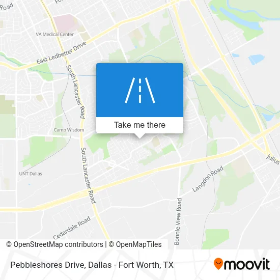 Pebbleshores Drive map