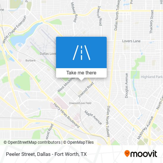 Mapa de Peeler Street