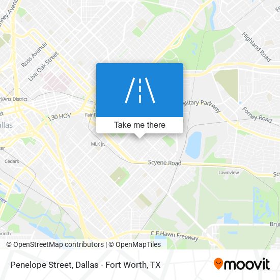 Penelope Street map