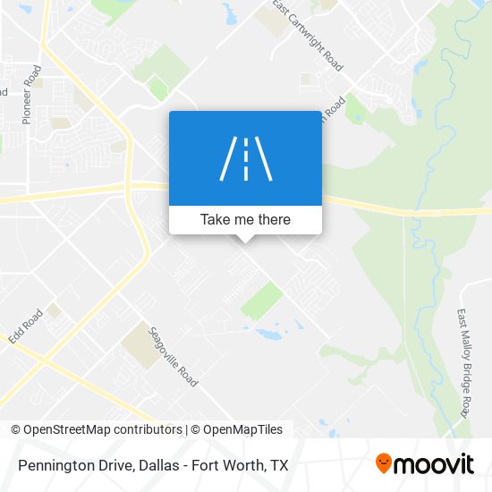 Mapa de Pennington Drive