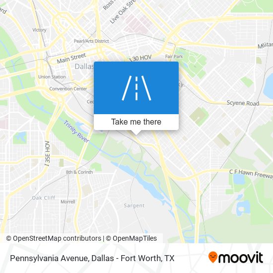 Mapa de Pennsylvania Avenue