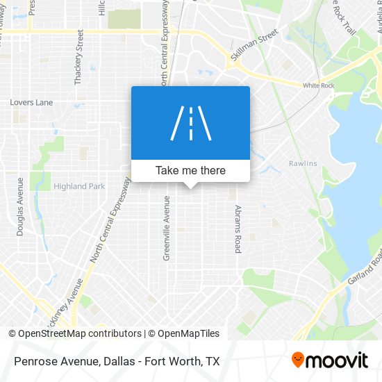 Penrose Avenue map