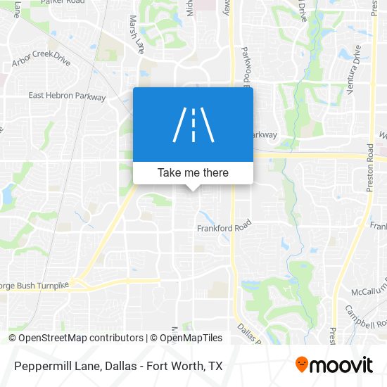 Mapa de Peppermill Lane