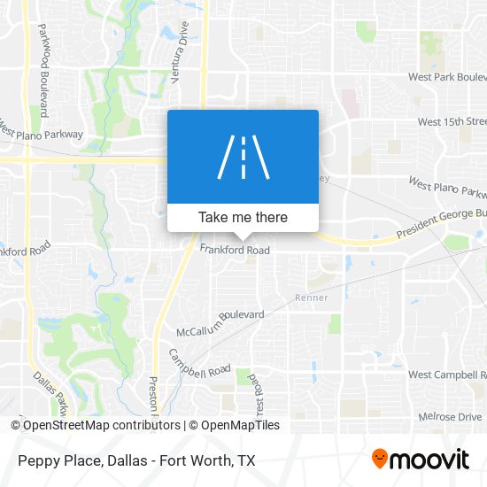 Mapa de Peppy Place