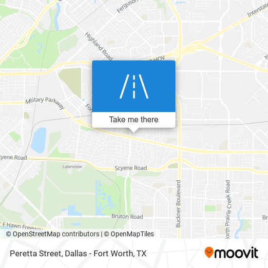 Peretta Street map
